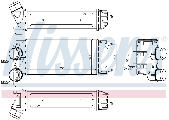Intercooler, compresor 96514 NISSENS - Turbocompressor Intercooler, compresor 96514 NISSENS - Turbocompressor