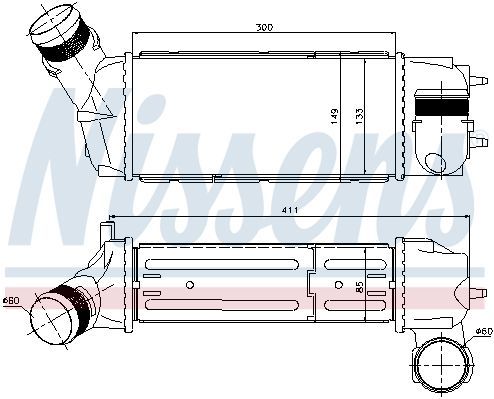 Intercooler, compresor 96515 NISSENS - Turbocompressor Intercooler, compresor 96515 NISSENS - Turbocompressor