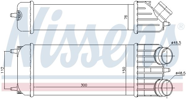 Intercooler, compresor 96516 NISSENS - Turbocompressor Intercooler, compresor 96516 NISSENS - Turbocompressor