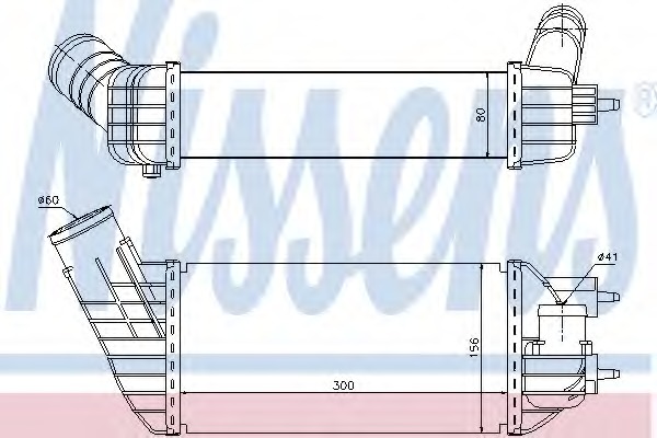 Intercooler, compresor 96573 NISSENS - Turbocompressor Intercooler, compresor 96573 NISSENS - Turbocompressor