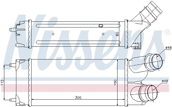 Intercooler, compresor 96584 NISSENS - Turbocompressor Intercooler, compresor 96584 NISSENS - Turbocompressor