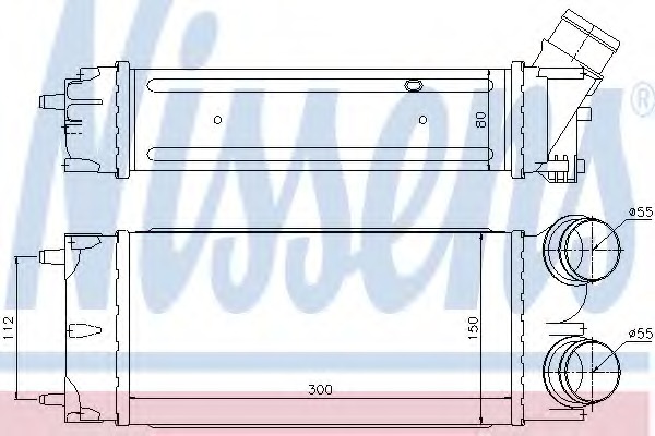 Intercooler, compresor 96626 NISSENS - Turbocompressor Intercooler, compresor 96626 NISSENS - Turbocompressor