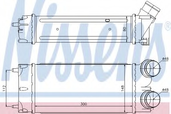 Intercooler, compresor 96627 NISSENS - Turbocompressor Intercooler, compresor 96627 NISSENS - Turbocompressor