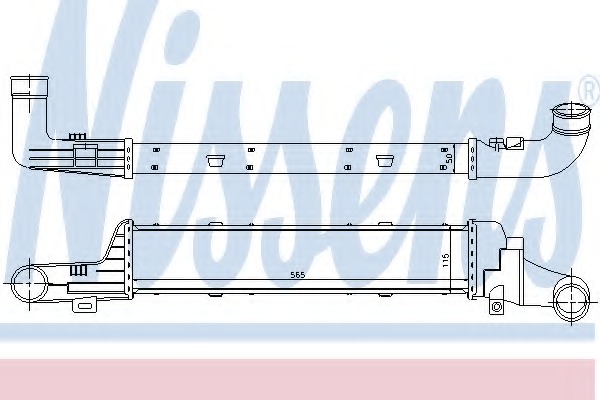 Intercooler, compresor 96861 NISSENS - Turbocompressor Intercooler, compresor 96861 NISSENS - Turbocompressor