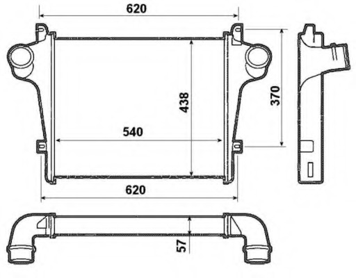 Intercooler, compresor 30231 NRF - Turbocompressor Intercooler, compresor 30231 NRF - Turbocompressor