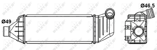 Intercooler, compresor 30275 NRF - Turbocompressor Intercooler, compresor 30275 NRF - Turbocompressor