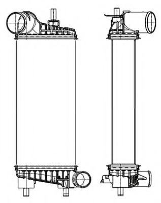 Intercooler, compresor 30322 NRF - Admisie aer motor