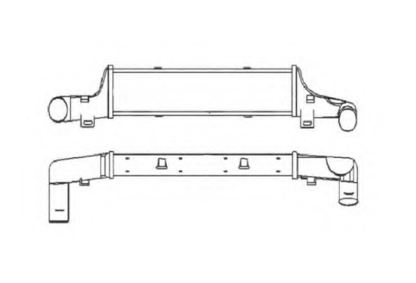 Intercooler, compresor 30408 NRF - Turbocompressor Intercooler, compresor 30408 NRF - Turbocompressor