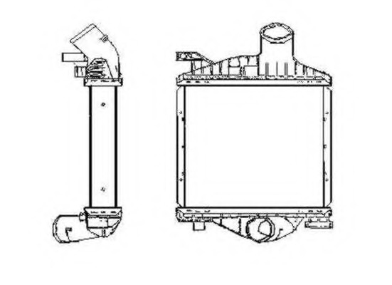Intercooler, compresor 30423 NRF - Turbocompressor Intercooler, compresor 30423 NRF - Turbocompressor