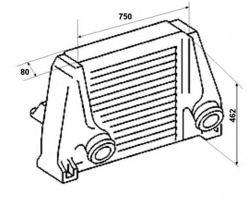 Intercooler, compresor 30439 NRF - Turbocompressor Intercooler, compresor 30439 NRF - Turbocompressor