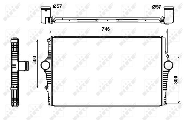 Intercooler, compresor 30501 NRF - Turbocompressor Intercooler, compresor 30501 NRF - Turbocompressor