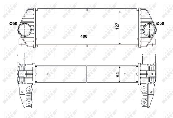 Intercooler, compresor 30516 NRF - Turbocompressor Intercooler, compresor 30516 NRF - Turbocompressor