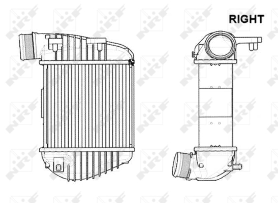 Intercooler, compresor 30772 NRF - Turbocompressor Intercooler, compresor 30772 NRF - Turbocompressor