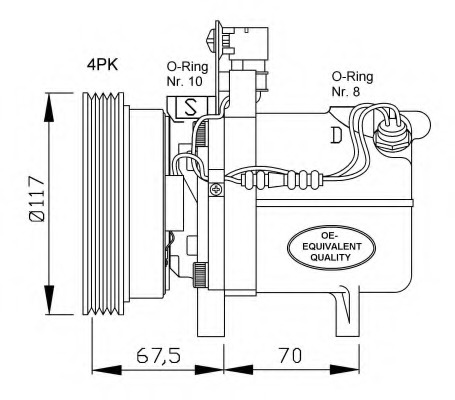 Compresor, climatizare 32055 NRF - Compresor/piese Compresor, climatizare 32055 NRF - Compresor/piese