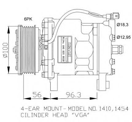 Compresor, climatizare 32065G NRF - Compresor/piese