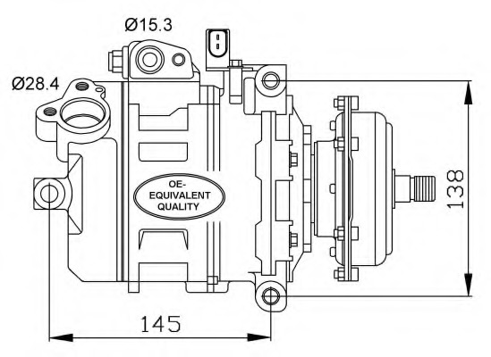 Compresor, climatizare 32148 NRF - Compresor/piese Compresor, climatizare 32148 NRF - Compresor/piese