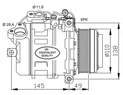 Compresor, climatizare 32533 NRF - Compresor/piese Compresor, climatizare 32533 NRF - Compresor/piese