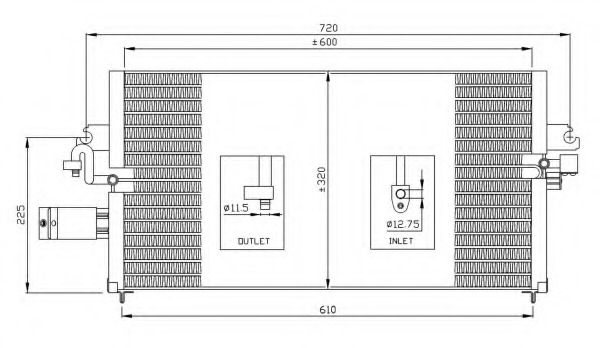 Condensator, climatizare 35138 NRF - Radiator clima Condensator, climatizare 35138 NRF - Radiator clima