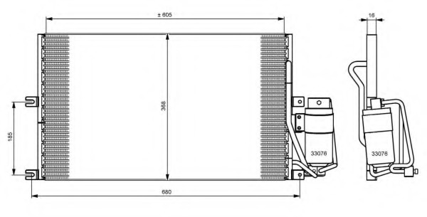 Condensator, climatizare 35183 NRF - Radiator clima Condensator, climatizare 35183 NRF - Radiator clima