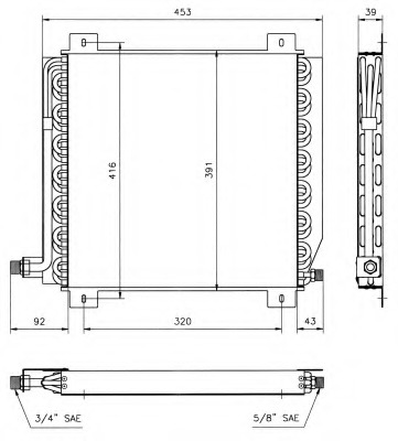 Condensator, climatizare 35201 NRF - Radiator clima Condensator, climatizare 35201 NRF - Radiator clima