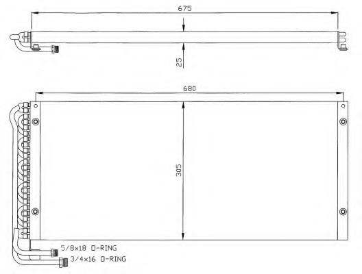 Condensator, climatizare 35323 NRF - Radiator clima Condensator, climatizare 35323 NRF - Radiator clima
