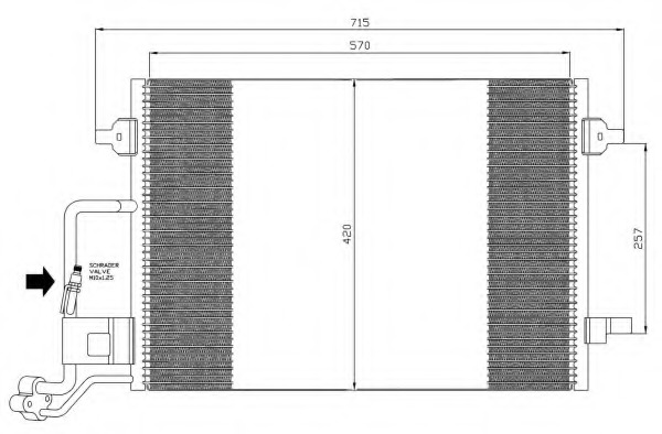 Condensator, climatizare 35359 NRF - Radiator clima Condensator, climatizare 35359 NRF - Radiator clima