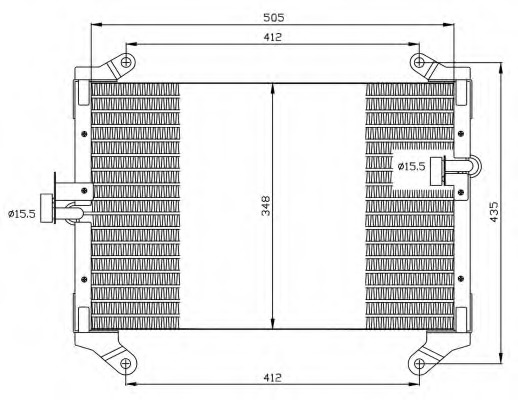 Condensator, climatizare 35494 NRF - Radiator clima Condensator, climatizare 35494 NRF - Radiator clima