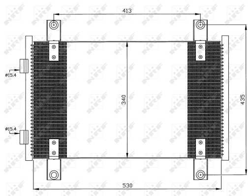 Condensator, climatizare 35501 NRF - Radiator clima Condensator, climatizare 35501 NRF - Radiator clima