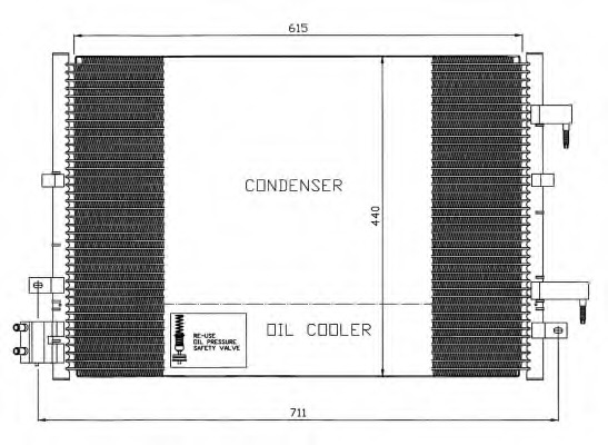 Condensator, climatizare 35539 NRF - Radiator clima Condensator, climatizare 35539 NRF - Radiator clima