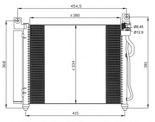 Condensator, climatizare 35569 NRF - Radiator clima