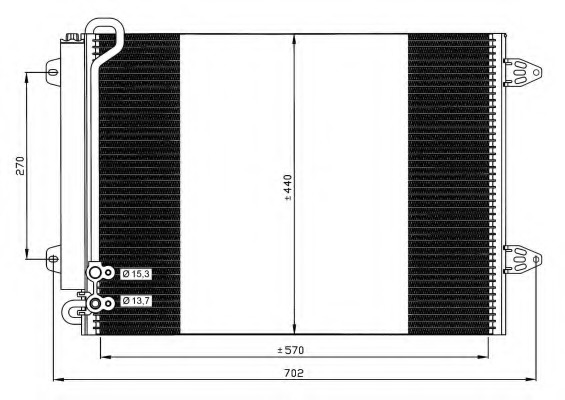Condensator, climatizare 35614 NRF - Radiator clima Condensator, climatizare 35614 NRF - Radiator clima