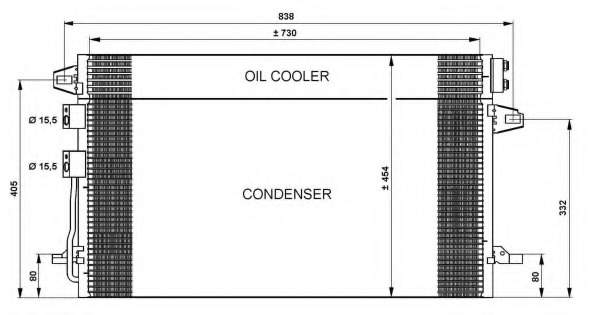 Condensator, climatizare 35617 NRF - Radiator clima Condensator, climatizare 35617 NRF - Radiator clima