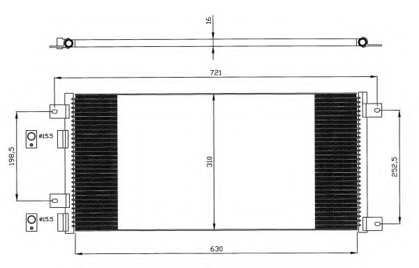 Condensator, climatizare 35643 NRF - Radiator clima Condensator, climatizare 35643 NRF - Radiator clima