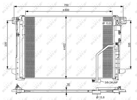 Condensator, climatizare 35793 NRF - Radiator clima Condensator, climatizare 35793 NRF - Radiator clima