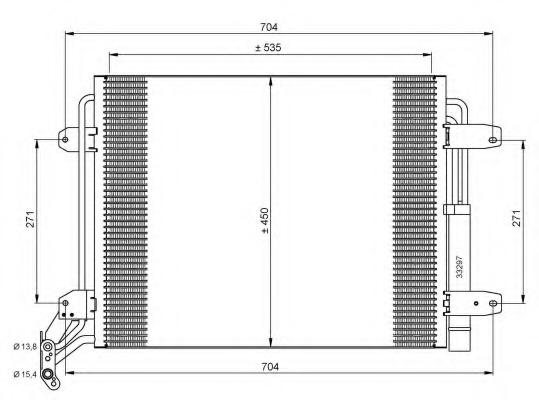 Condensator, climatizare 35848 NRF - Radiator clima Condensator, climatizare 35848 NRF - Radiator clima
