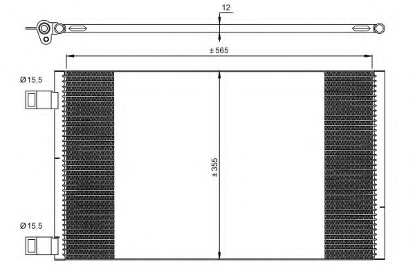 Condensator, climatizare 35902 NRF - Radiator clima Condensator, climatizare 35902 NRF - Radiator clima