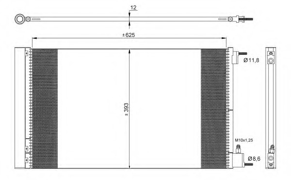 Condensator, climatizare 35912 NRF - Radiator clima Condensator, climatizare 35912 NRF - Radiator clima