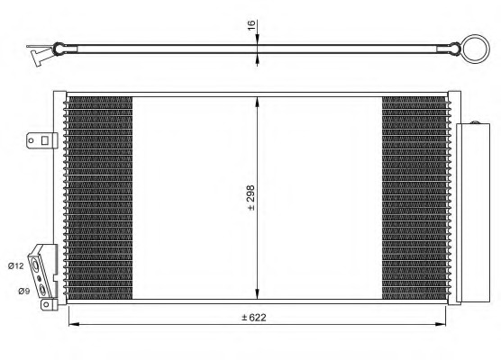 Condensator, climatizare 35940 NRF - Radiator clima Condensator, climatizare 35940 NRF - Radiator clima