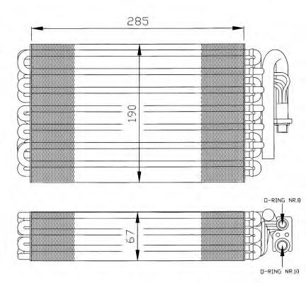 evaporator,aer conditionat 36026 NRF - Vaporizator evaporator,aer conditionat 36026 NRF - Vaporizator