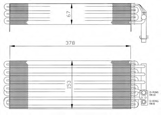 evaporator,aer conditionat 36033 NRF - Vaporizator evaporator,aer conditionat 36033 NRF - Vaporizator