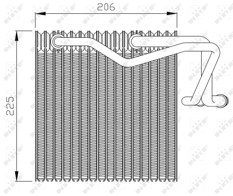 evaporator,aer conditionat 36095 NRF - Vaporizator evaporator,aer conditionat 36095 NRF - Vaporizator