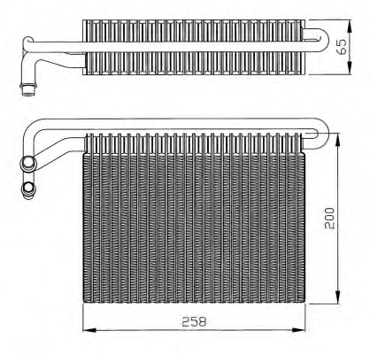 evaporator,aer conditionat 36096 NRF - Vaporizator evaporator,aer conditionat 36096 NRF - Vaporizator