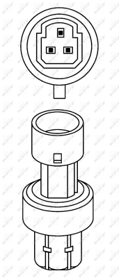 Comutator presiune, aer conditionat 38943 NRF - Intrerupator Comutator presiune, aer conditionat 38943 NRF - Intrerupator