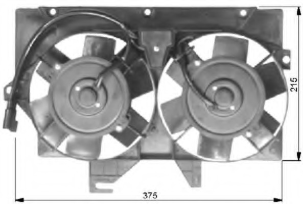 Ventilator, radiator 47036 NRF - Ventilator radiator Ventilator, radiator 47036 NRF - Ventilator radiator