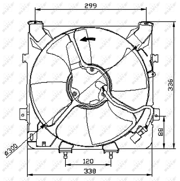 Ventilator, radiator 47041 NRF - Ventilator radiator Ventilator, radiator 47041 NRF - Ventilator radiator