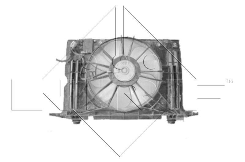 Ventilator, radiator 47379 NRF - Gmv (electroventilator )