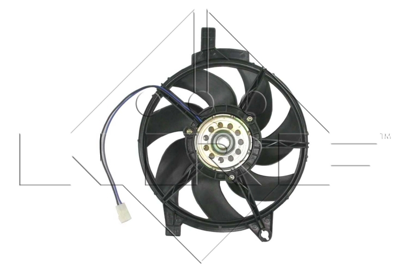 Ventilator, radiator 47445 NRF - Gmv (electroventilator )