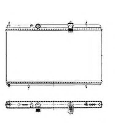 Radiator, racire motor 50445 NRF - Radiator apa/piese