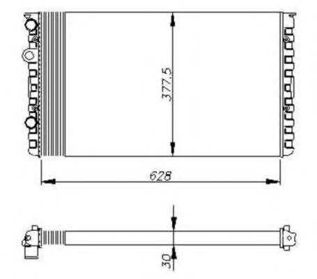 Radiator, racire motor 50457 NRF - Radiator apa/piese Radiator, racire motor 50457 NRF - Radiator apa/piese