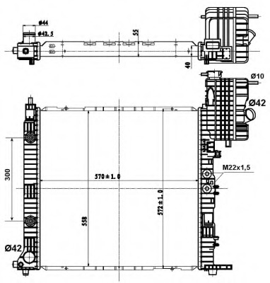Radiator, racire motor 50581 NRF - Radiator apa/piese Radiator, racire motor 50581 NRF - Radiator apa/piese
